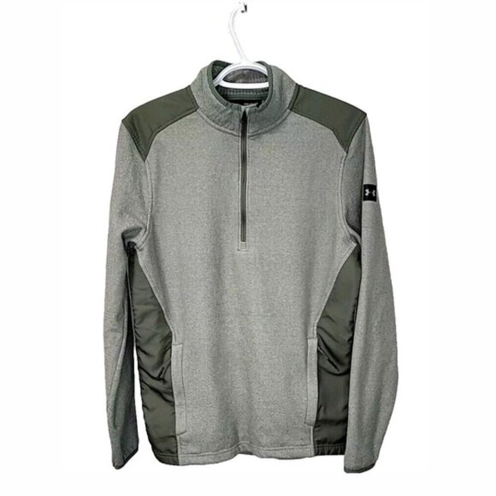 Under Armour Men's S Sweater Loose Fit COLDGEAR 1/4 Zip  Pull-Over Fleece